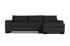 Melrose 2pc Sectional Sofa :: Leg Finish: Espresso / Configuration: RAF - Chaise on the Right