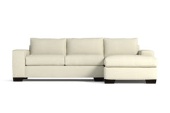 Melrose 2pc Sectional Sofa :: Leg Finish: Espresso / Configuration: RAF - Chaise on the Right