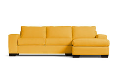 Melrose 2pc Sectional Sofa :: Leg Finish: Espresso / Configuration: RAF - Chaise on the Right