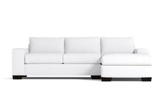 Melrose 2pc Sectional Sofa :: Leg Finish: Espresso / Configuration: RAF - Chaise on the Right