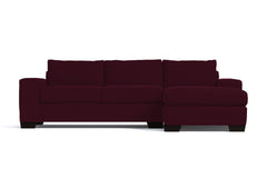 Melrose 2pc Sectional Sofa :: Leg Finish: Espresso / Configuration: RAF - Chaise on the Right