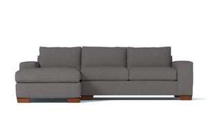 Melrose 2pc Sectional Sofa LAF in CHROMIUM