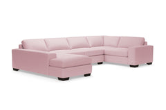 Melrose 3pc Sectional Sofa :: Leg Finish: Espresso / Configuration: LAF - Chaise on the Left