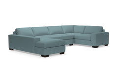 Melrose 3pc Sectional Sofa :: Leg Finish: Espresso / Configuration: LAF - Chaise on the Left