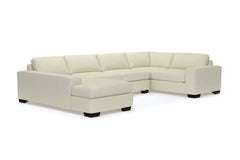 Melrose 3pc Sectional Sofa :: Leg Finish: Espresso / Configuration: LAF - Chaise on the Left