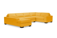 Melrose 3pc Sectional Sofa :: Leg Finish: Espresso / Configuration: LAF - Chaise on the Left