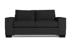 Melrose Twin Size Sleeper Sofa :: Leg Finish: Espresso / Sleeper Option: Deluxe Innerspring Mattress