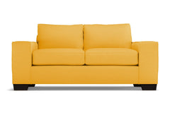 Melrose Twin Size Sleeper Sofa :: Leg Finish: Espresso / Sleeper Option: Deluxe Innerspring Mattress
