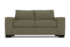 Melrose Twin Size Sleeper Sofa :: Leg Finish: Espresso / Sleeper Option: Memory Foam Mattress