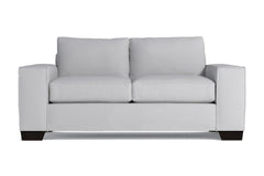 Melrose Twin Size Sleeper Sofa :: Leg Finish: Espresso / Sleeper Option: Memory Foam Mattress