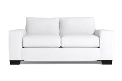 Melrose Twin Size Sleeper Sofa :: Leg Finish: Espresso / Sleeper Option: Memory Foam Mattress