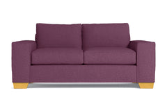 Melrose Twin Size Sleeper Sofa :: Leg Finish: Natural / Sleeper Option: Deluxe Innerspring Mattress