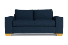 Melrose Twin Size Sleeper Sofa :: Leg Finish: Natural / Sleeper Option: Deluxe Innerspring Mattress