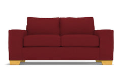 Melrose Twin Size Sleeper Sofa :: Leg Finish: Natural / Sleeper Option: Memory Foam Mattress