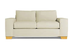 Melrose Twin Size Sleeper Sofa :: Leg Finish: Natural / Sleeper Option: Memory Foam Mattress