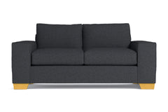 Melrose Twin Size Sleeper Sofa :: Leg Finish: Natural / Sleeper Option: Deluxe Innerspring Mattress