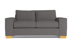 Melrose Twin Size Sleeper Sofa :: Leg Finish: Natural / Sleeper Option: Deluxe Innerspring Mattress