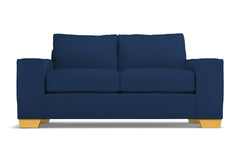 Melrose Twin Size Sleeper Sofa :: Leg Finish: Natural / Sleeper Option: Deluxe Innerspring Mattress