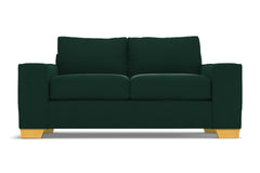 Melrose Twin Size Sleeper Sofa :: Leg Finish: Natural / Sleeper Option: Memory Foam Mattress