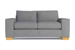 Melrose Twin Size Sleeper Sofa :: Leg Finish: Natural / Sleeper Option: Deluxe Innerspring Mattress