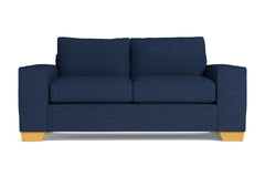 Melrose Twin Size Sleeper Sofa :: Leg Finish: Natural / Sleeper Option: Deluxe Innerspring Mattress