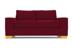 Melrose Twin Size Sleeper Sofa :: Leg Finish: Natural / Sleeper Option: Memory Foam Mattress