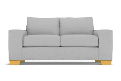 Melrose Twin Size Sleeper Sofa :: Leg Finish: Natural / Sleeper Option: Deluxe Innerspring Mattress