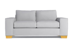 Melrose Twin Size Sleeper Sofa :: Leg Finish: Natural / Sleeper Option: Memory Foam Mattress