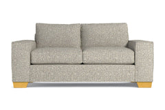 Melrose Twin Size Sleeper Sofa :: Leg Finish: Natural / Sleeper Option: Memory Foam Mattress