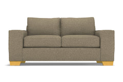 Melrose Twin Size Sleeper Sofa :: Leg Finish: Natural / Sleeper Option: Deluxe Innerspring Mattress