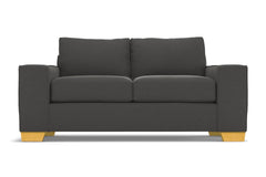 Melrose Twin Size Sleeper Sofa :: Leg Finish: Natural / Sleeper Option: Deluxe Innerspring Mattress