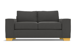 Melrose Twin Size Sleeper Sofa :: Leg Finish: Natural / Sleeper Option: Memory Foam Mattress