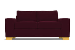 Melrose Twin Size Sleeper Sofa :: Leg Finish: Natural / Sleeper Option: Memory Foam Mattress