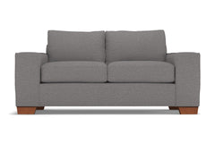 Melrose Twin Size Sleeper Sofa :: Leg Finish: Pecan / Sleeper Option: Deluxe Innerspring Mattress