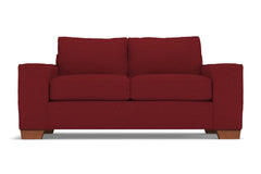 Melrose Apartment Size Sleeper Sofa :: Leg Finish: Pecan / Sleeper Option: Deluxe Innerspring Mattress