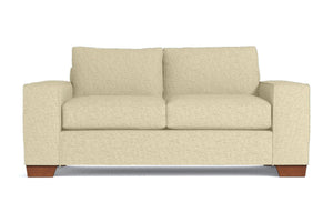 Melrose Apartment Size Sleeper Sofa :: Leg Finish: Pecan / Sleeper Option: Deluxe Innerspring Mattress