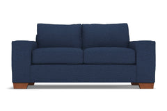 Melrose Twin Size Sleeper Sofa :: Leg Finish: Pecan / Sleeper Option: Deluxe Innerspring Mattress