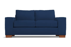 Melrose Twin Size Sleeper Sofa :: Leg Finish: Pecan / Sleeper Option: Memory Foam Mattress