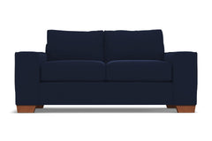 Melrose Twin Size Sleeper Sofa :: Leg Finish: Pecan / Sleeper Option: Deluxe Innerspring Mattress