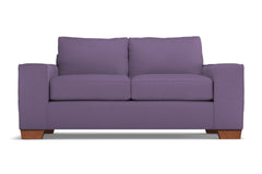 Melrose Twin Size Sleeper Sofa :: Leg Finish: Pecan / Sleeper Option: Deluxe Innerspring Mattress