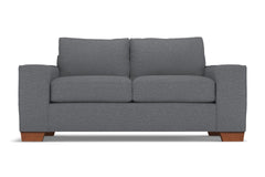 Melrose Twin Size Sleeper Sofa :: Leg Finish: Pecan / Sleeper Option: Memory Foam Mattress