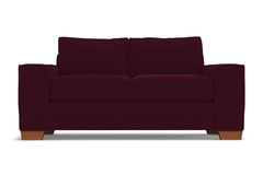 Melrose Twin Size Sleeper Sofa :: Leg Finish: Pecan / Sleeper Option: Deluxe Innerspring Mattress
