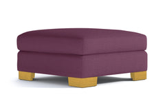 Melrose Large Ottoman :: Leg Finish: Natural