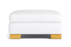 Melrose Large Ottoman :: Leg Finish: Natural