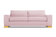 Melrose Queen Size Sleeper Sofa :: Leg Finish: Natural / Sleeper Option: Deluxe Innerspring Mattress