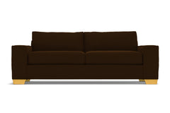 Melrose Queen Size Sleeper Sofa :: Leg Finish: Natural / Sleeper Option: Deluxe Innerspring Mattress