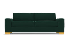 Melrose Queen Size Sleeper Sofa :: Leg Finish: Natural / Sleeper Option: Memory Foam Mattress