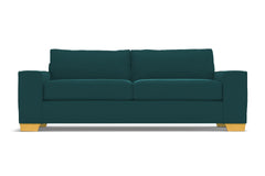 Melrose Queen Size Sleeper Sofa :: Leg Finish: Natural / Sleeper Option: Deluxe Innerspring Mattress