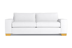 Melrose Queen Size Sleeper Sofa :: Leg Finish: Natural / Sleeper Option: Memory Foam Mattress
