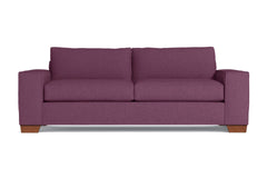 Melrose Queen Size Sleeper Sofa :: Leg Finish: Pecan / Sleeper Option: Memory Foam Mattress